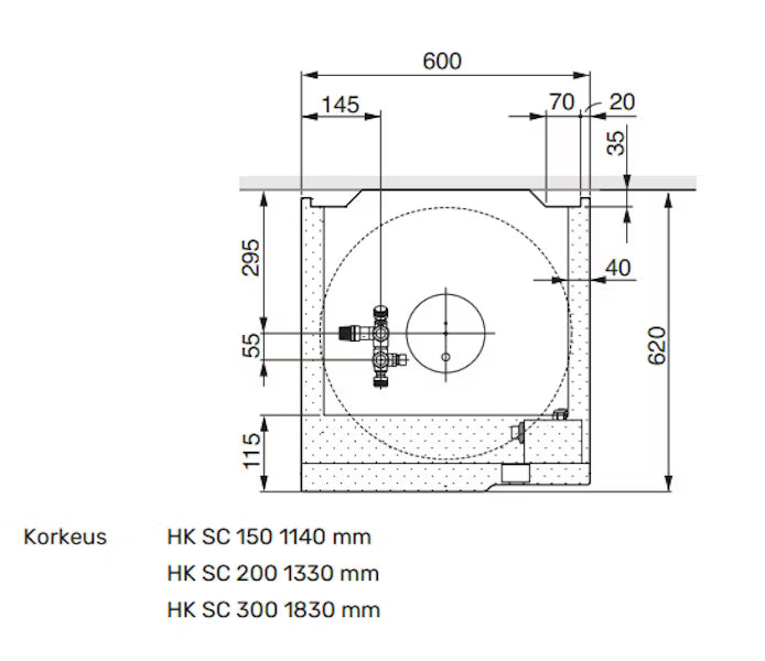 Varmvattenberedare HAATO HK SC 300 R Smart Control